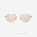 Angular Heart Metal Women's Sunglasses